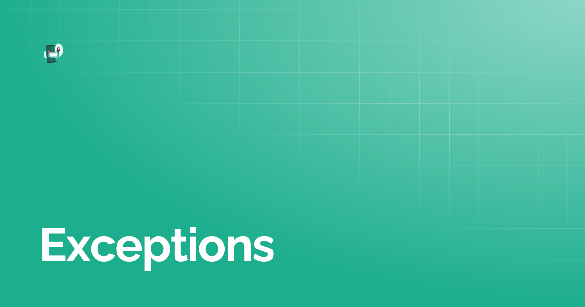 Exceptions | Web-Push